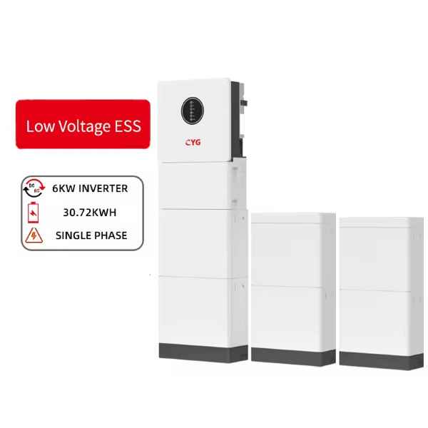 CYG all in one battery with inverter 48V 51.2v LiFePO4 battery 10kw 15kw 20kw 30kw 40kw ESS Home Energy Storage Systems